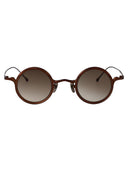 Rigards Round Sunglasses Rg1100 Ti Antique Bronze