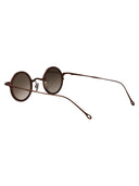 Rigards Round Sunglasses Rg1100 Ti Antique Bronze
