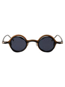 Rigards Round Sunglasses Rg1912 Cu Antique Red