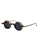 Rigards Round Sunglasses Rg1912 Cu Antique Red