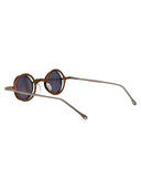 Rigards Round Sunglasses Rg1912 Cu Antique Red