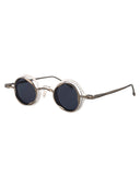 Rigards Round Sunglasses Rg1912 Cu Chalk White