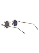 Rigards Round Sunglasses Rg1912 Cu Chalk White