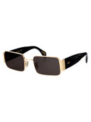 Retrosuperfuture kwadratowe okulary przeciwsłoneczne tas z czarny