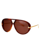 Bottega Veneta Aviator Okulary przeciwsłoneczne BV1274 S 003