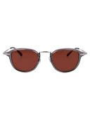 Montblanc okrągłe okulary przeciwsłoneczne MB0336 S 004