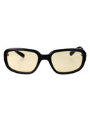 Gentle Monster Squared Sunglasses Noizer 01(ol) Black Yellow