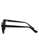Łagodne okrągłe okulary przeciwsłoneczne Jade 01 (BR) Black Brown