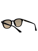 Łagodne okrągłe okulary przeciwsłoneczne Jade 01 (BR) Black Brown
