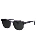 Łagodne okrągłe okulary przeciwsłoneczne Jade G1 Grey Black