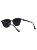 Łagodne okrągłe okulary przeciwsłoneczne Jade G1 Grey Black