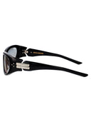 Gentle Monster Oval Sunglasses Memento 01(sm) Black Grey