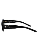 Gentle Monster Squared Sunglasses Antena 01 Black