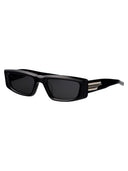 Łagodne okulary przeciwsłoneczne Monster Silver Clouds 01 Black