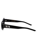 Delikatne potwory owalne okulary przeciwsłoneczne Molta 01 Black