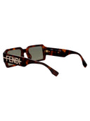 Fendi Squared Sunglasses Fe40073 U 53 E