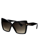 Tom Ford Cat Eye Sunglasses Ft1195/S 01 B