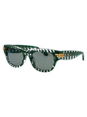Gafas de sol redonda de Bottega Veneta BV1323 SK 003