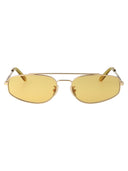 Retrosuperfuture aviator okulary przeciwsłoneczne WAF musztarda