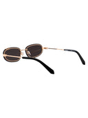 Off White Rimless Sunglasses OERI13 MF24 MET0017607 7607