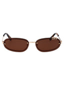 Off White Rimless Sunglasses OERI13 MF24 MET0017664 7664