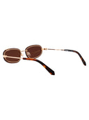 Off White Rimless Sunglasses OERI13 MF24 MET0017664 7664
