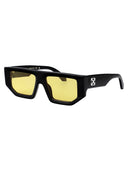 Off Białe Geometryczne okulary przeciwsłoneczne OERI13 FF24 PLA0011018 1018