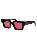 Off White kwadratowe okulary przeciwsłoneczne OERI126 C99 PLA0011025 1025