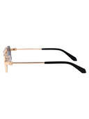 Off White Aviator Sunglasses OERI123 C99 MET0017607 7607