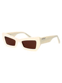Gafas de sol de ojo de gato blanco Oeri137 F24 PLA0010164 0164