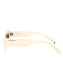 Gafas de sol de ojo de gato blanco Oeri137 F24 PLA0010164 0164