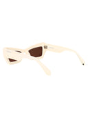 Gafas de sol de ojo de gato blanco Oeri137 F24 PLA0010164 0164