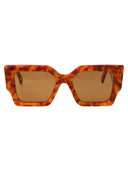 Off occhiali da sole di gatto bianco OERI128 C99 PLA0016 D62 6 D62