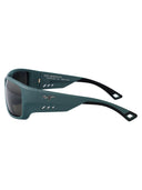 Maui Jim quadratische Sonnenbrille 663 15 graues Militärgrün