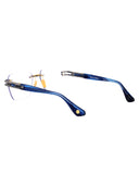 Dita Rimless Optical Dtx154 A 02 Slv Blu