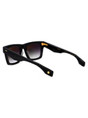 Occhiali da sole a quadrati dita dts712 a 01 blk