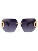 Philipp Plein Rimless Sunglasses Spp133 0300