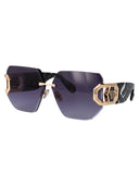 Philipp Plein Rimless Sunglasses Spp133 0300
