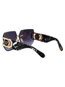 Philipp Plein Rimless Sunglasses Spp133 0300