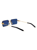 T Henri Rimless Sunglasses Evija L'O lub Bleu