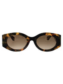 Roberto Cavalli Owalne okulary przeciwsłoneczne SRC064 0 AGG