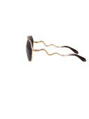 Roberto Cavalli Aviator Sunglasses Src090 M 0300