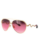Roberto Cavalli Aviator Sunglasses Src090 M 300 K