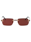 Cartier Rimless Sunglasses Ct0498 S 002