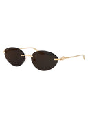 Cartier Oval Sunglasses Ct0504 S 001