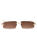 Cartier Rimless Sunglasses Ct0505 S 003