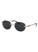 Palm Angels Oval Sunglasses Peri10 Hs25 Met0017607 7607