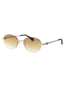 Palm Angels Oval Sunglasses Peri10 Hs25 Met0017622 7622
