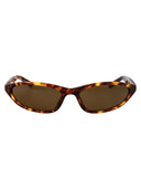 Balenciaga runde Sonnenbrille BB0402 S 003