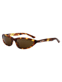 Balenciaga runde Sonnenbrille BB0402 S 003
